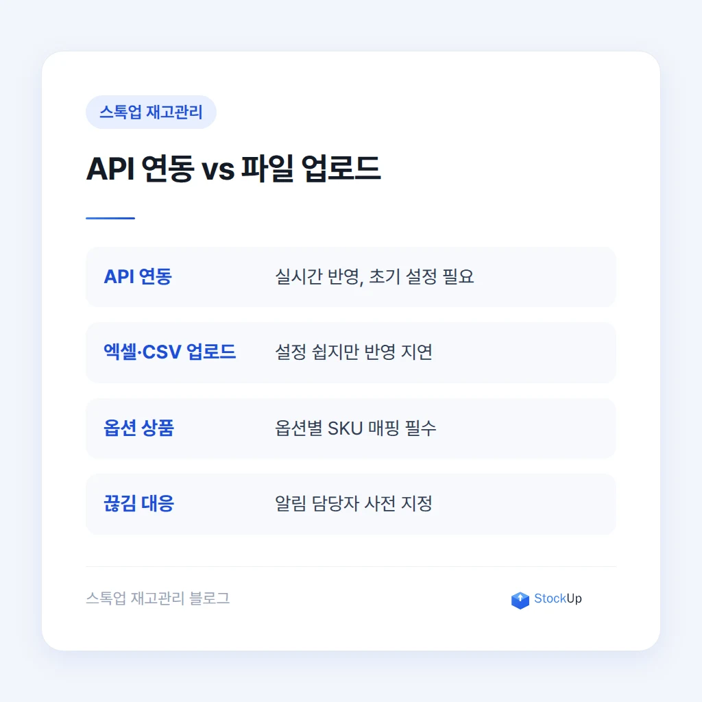 연동 시 놓치기 쉬운 함정